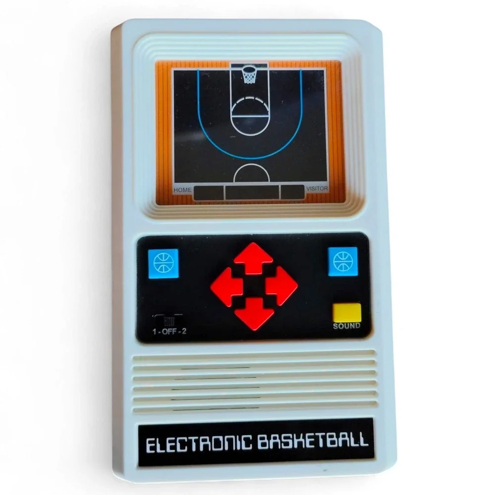 Mattel Electronic Basketball Handheld Game Retro Classic Reissue Basic Fun Works